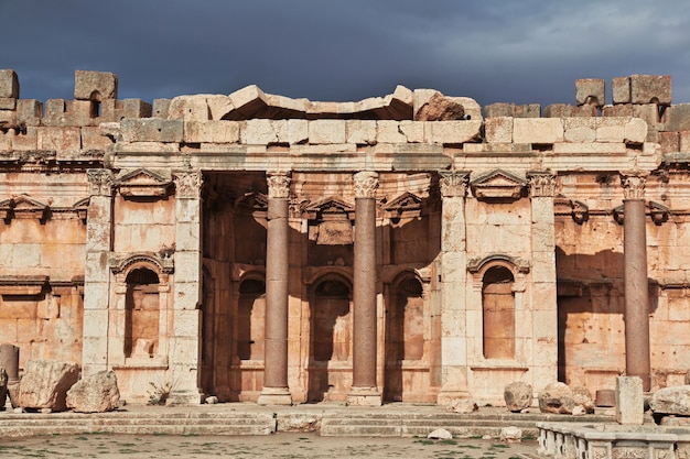 Ancient ruins of Baalbek, Lebanon