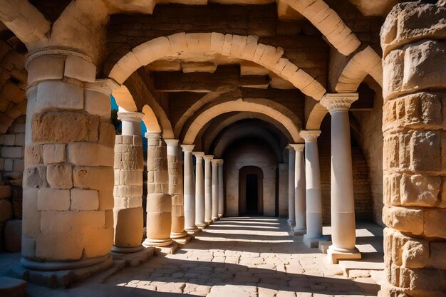 Ancient ruins of city of kourion near paphos and limassol cyprus