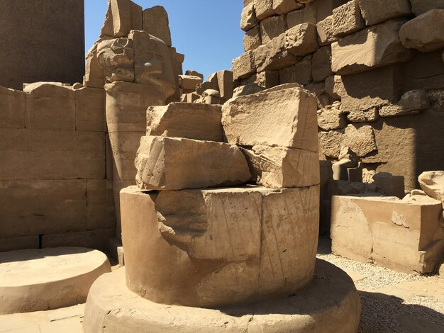 Ancient ruins of Karnak temple