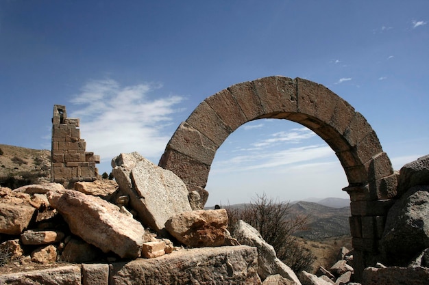 Ancient ruins Konya Bozkir Zengibar Castle
