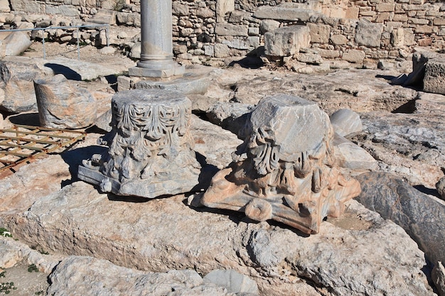 Antiche rovine di kourion cipro