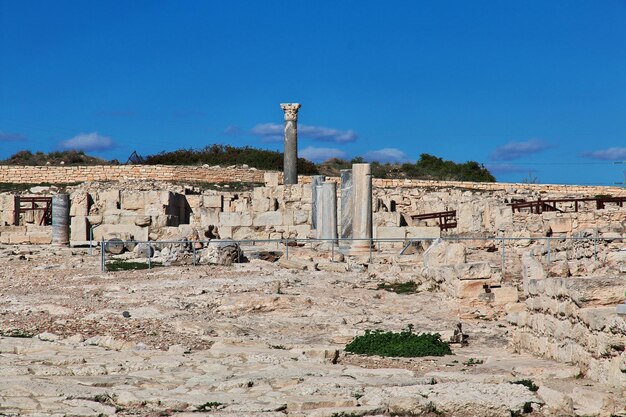 Antiche rovine di kourion cipro