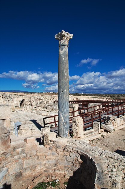 Ancient ruins of Kourion Cyprus