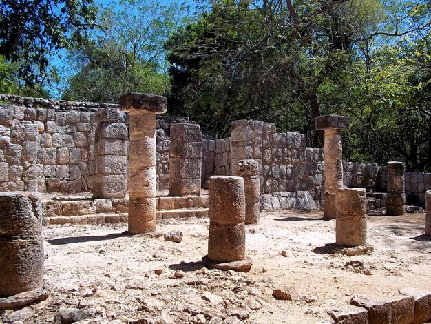 Ancient ruins of Maya Chichen Itza Yucatan Mexico