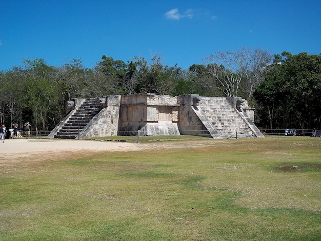 Ancient ruins of Maya Chichen Itza Yucatan Mexico