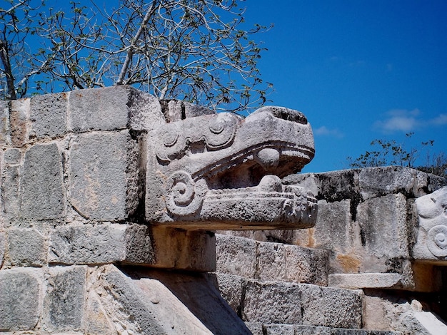 Ancient ruins of Maya Chichen Itza Yucatan Mexico