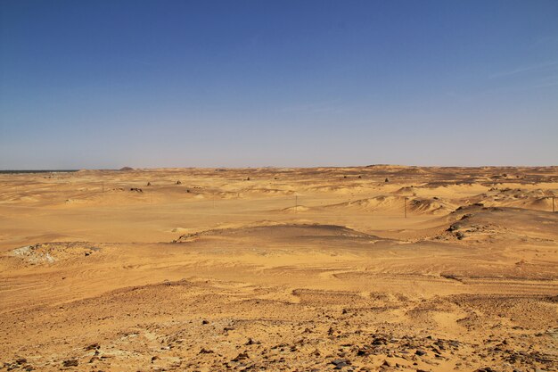 Ancient ruins, Old Dongola in Sudan, Sahara deser, Africa