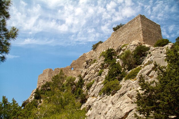 Ancient ruins on Rhodes island Greece