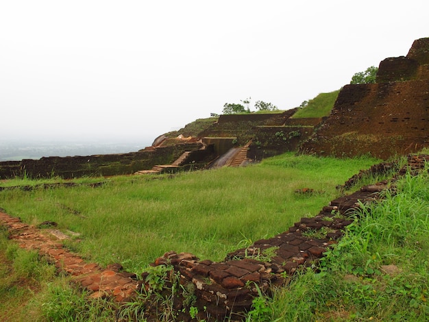 スリランカ、シギリロックの古代遺跡