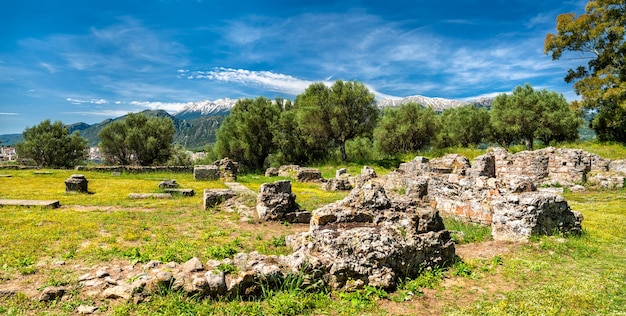 ギリシャの古代スパルタ遺跡