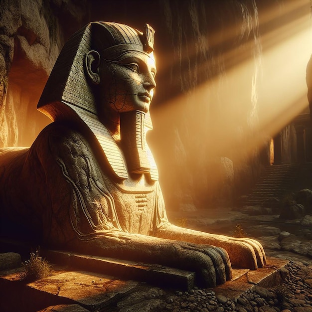 ancient sphinx generative ai