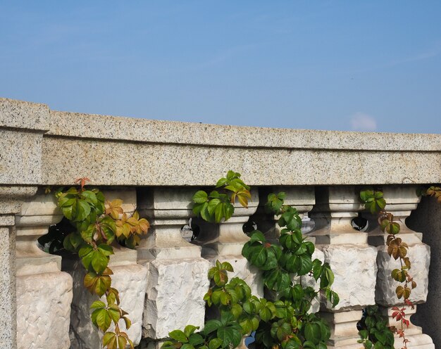 Foto balaustra in pietra antica