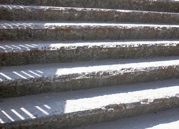 Ancient stone steps Dilapidated stairs up era Ancient staircase