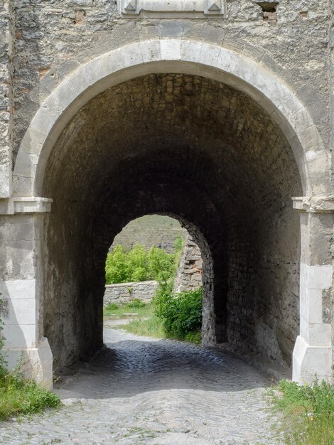 Ancient stone tunnel