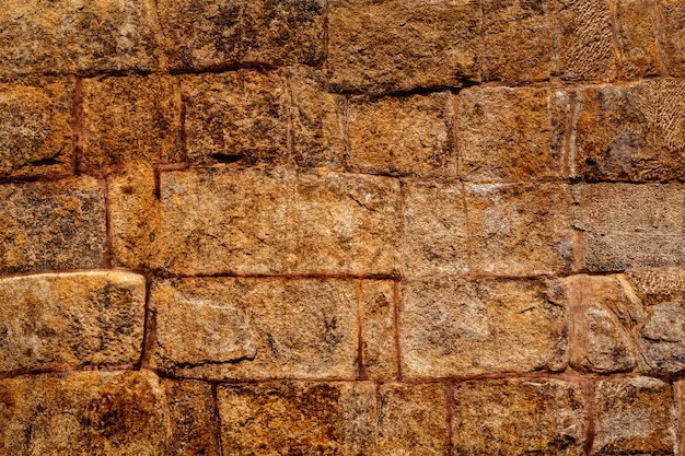 Ancient stone wall textured background