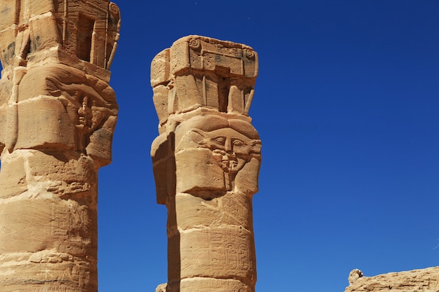 Antico tempio del faraone in sudan