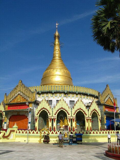 The ancient temple in Yangon Rangoon Myanmar