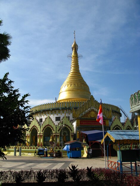 The ancient temple in Yangon Rangoon Myanmar