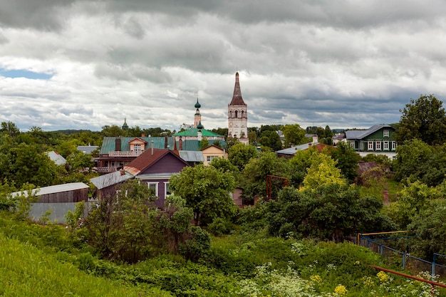 Ancient temples and monasteries of the city of Suzdal Russia