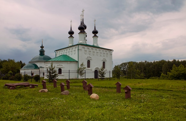 Ancient temples and monasteries of the city of Suzdal Russia