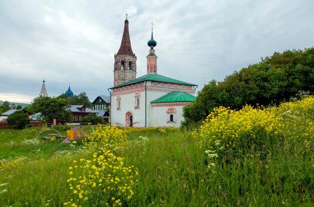 Ancient temples and monasteries of the city of Suzdal