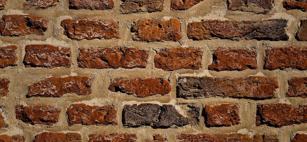 ancient textured brick wall