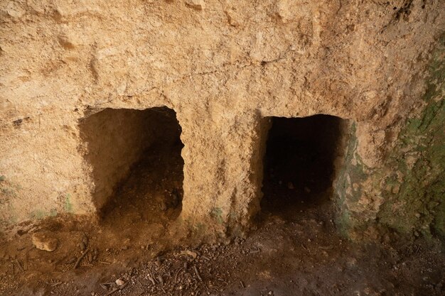 An ancient tomb in Israel Historical place High quality photo