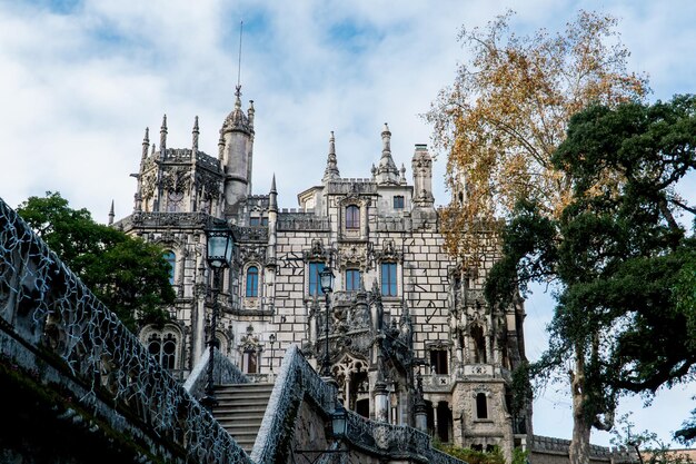 Ancient and touristic palace of Sintra in Portugal