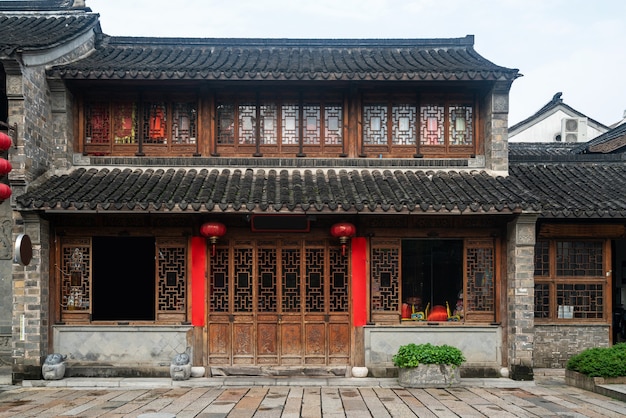 Ancient town buildings and streets in Nanjing, China