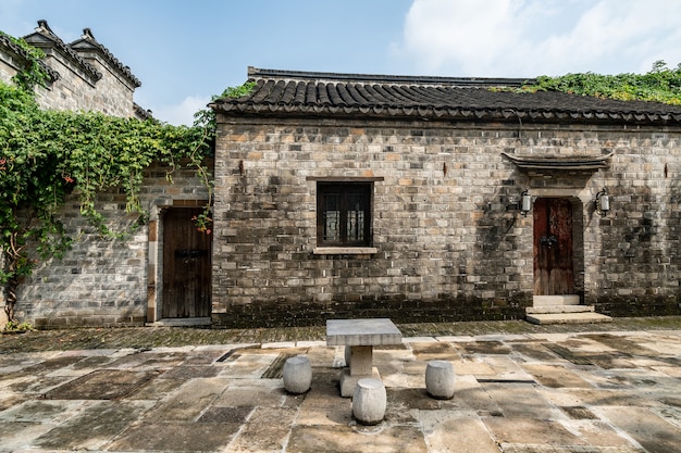 Ancient town streets in Nanjing China