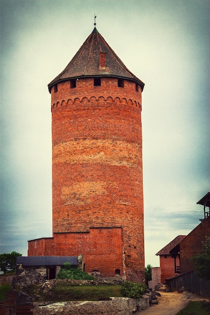 Ancient Turaida Castle in Sigulda Latvia