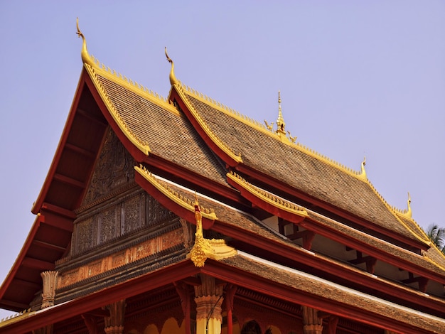 The ancient Wat in Vientiane Laos