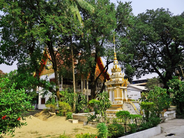 The ancient Wat in Vientiane Laos