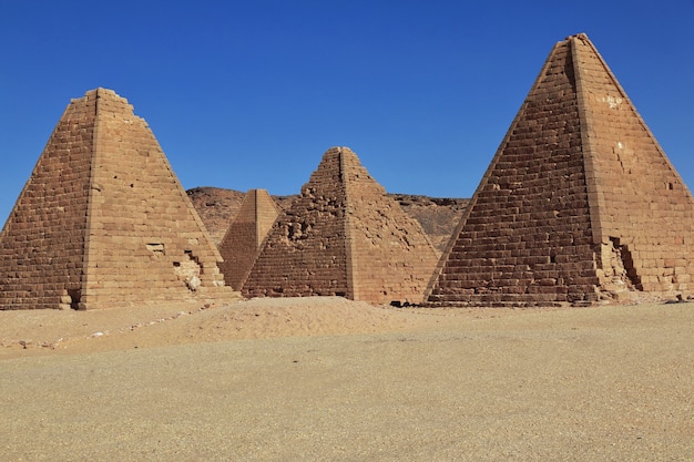 Ancients pyramids in Jebel Barkal, Sudan