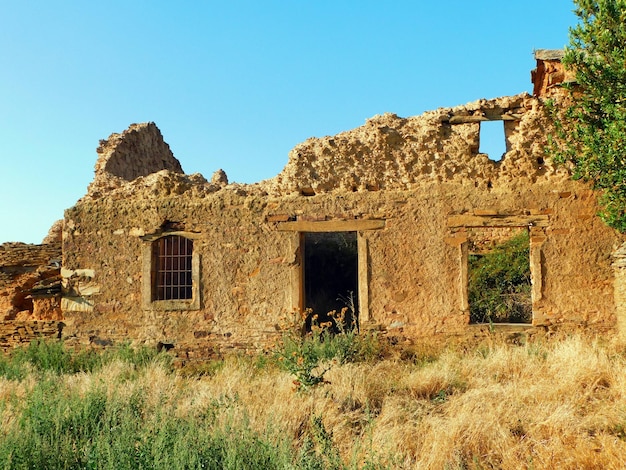 anciet ruin in rural landscapes