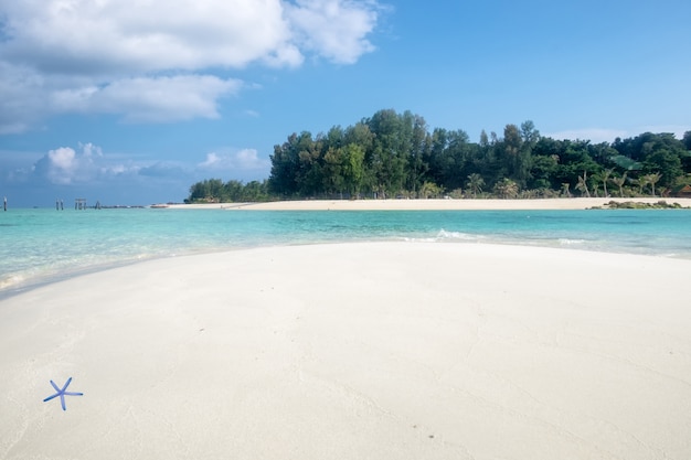 Andaman paradise beach white sand