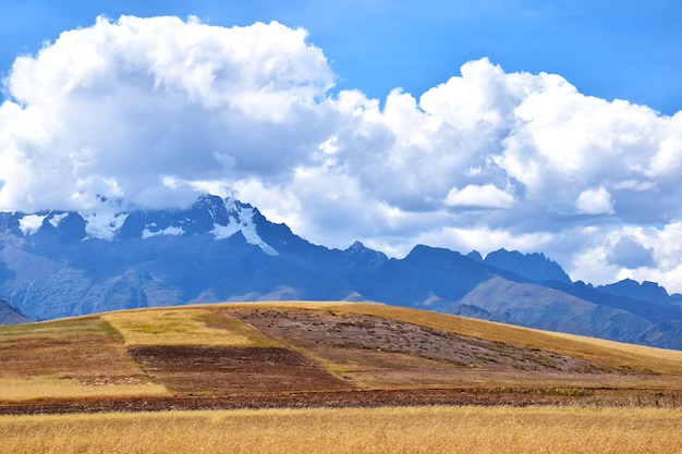 Andean scenery in the Cusco region