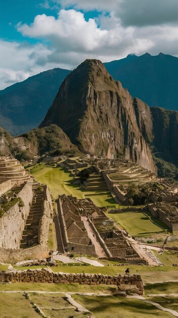 Andean scenery in peru