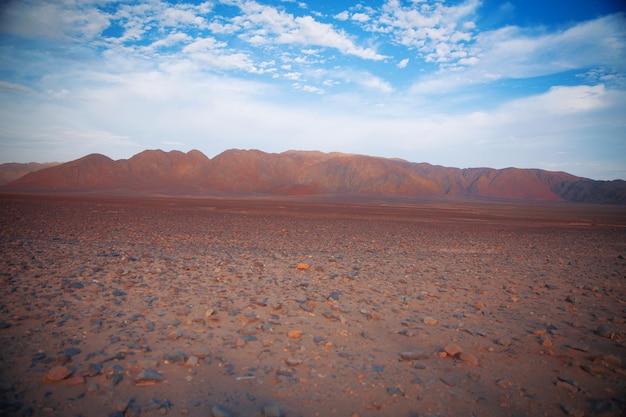 Andes in the Nazca desert