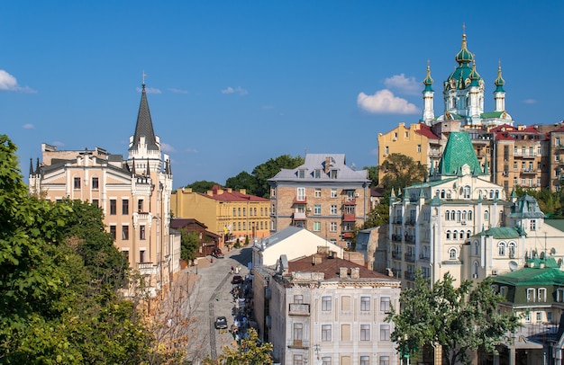 Andriyivskyy-afdaling. kiev, oekraïne