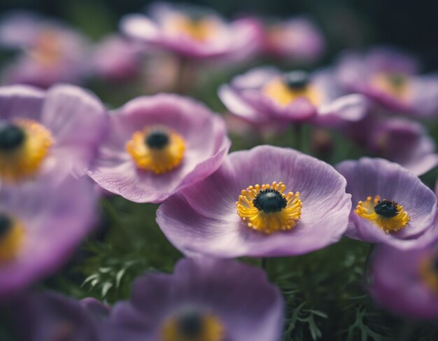 Photo a anemone flowers