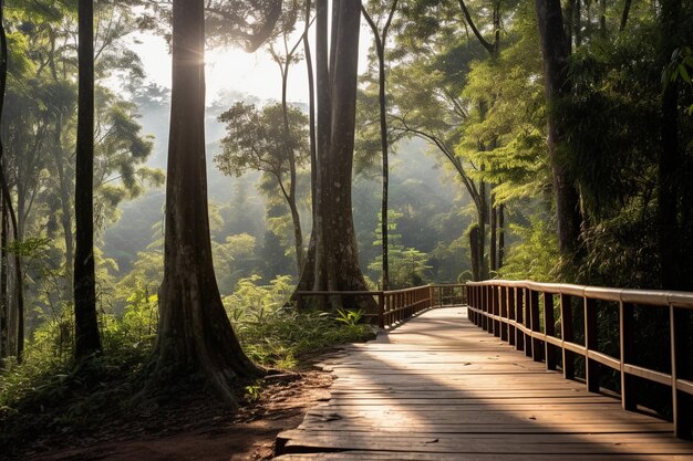 Photo ang ka nature trail in doi inthanon national park