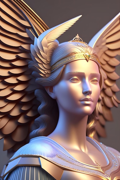 An angel 3d illustration