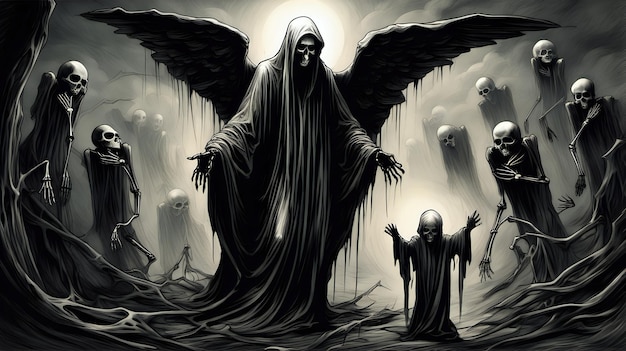 Photo angel of death