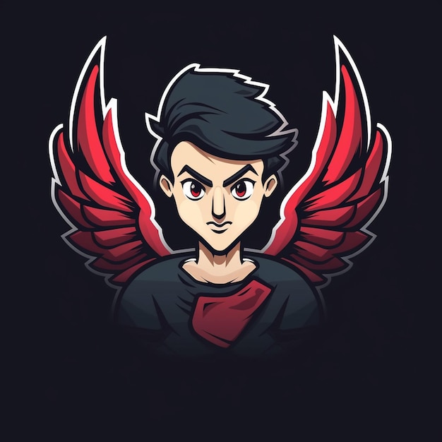 Photo angel mascot logo 1