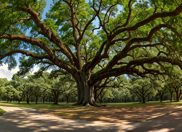 Angel Oak Tree Panorama