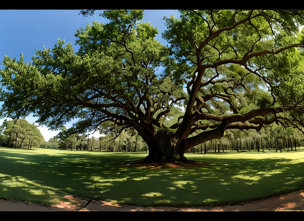 Angel Oak Tree Panorama