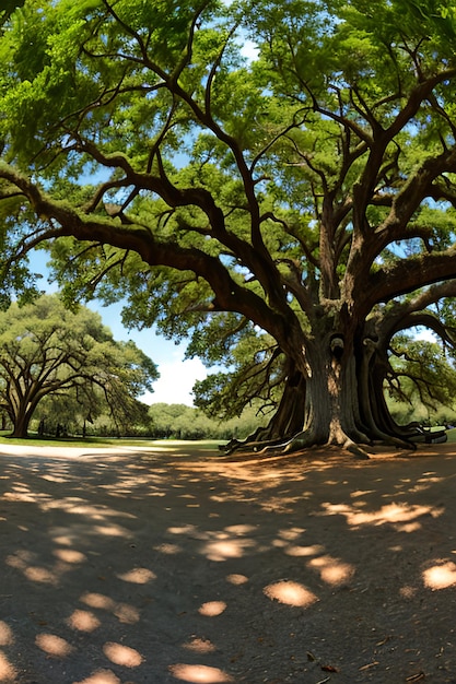 Angel Oak Tree Panorama