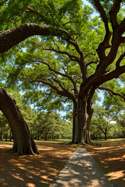 Angel Oak Tree Panorama