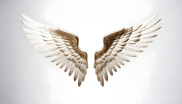 Angel wings isolated